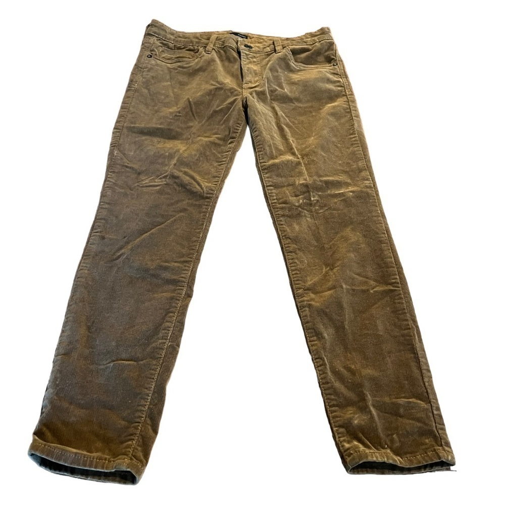 Edyson Women’s Corduroy Skinny Brown Pants Size 29 Petite